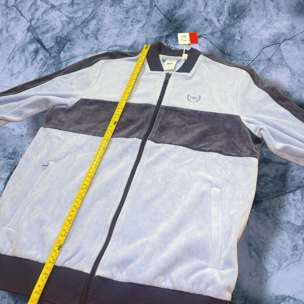 Puma Men's Blue and White Jacket - Picture 6 of 7